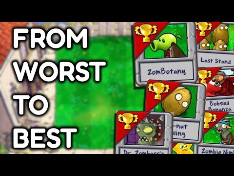 Ranking EVERY Plants vs. Zombies Mini-Game (PC)