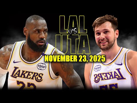 Los Angeles Lakers vs Utah Jazz Full Game Highlights - November 23, 2025 | NBA Season
