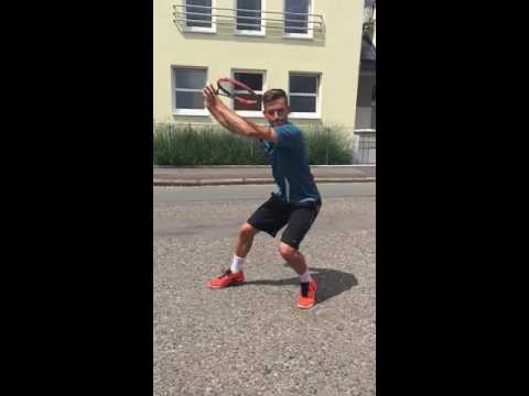 Djokovič imitation by Samuel Hodor