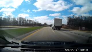preview picture of video 'Indiana I-69 Highway 37 Section 5 South-bound 4/10/2015'