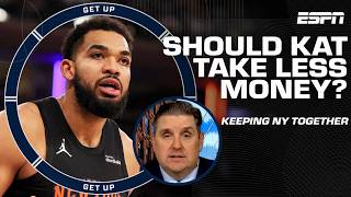 KAT taking a haircut to his contract could set the Knicks up for the future ✂️ - Windy | Get Up