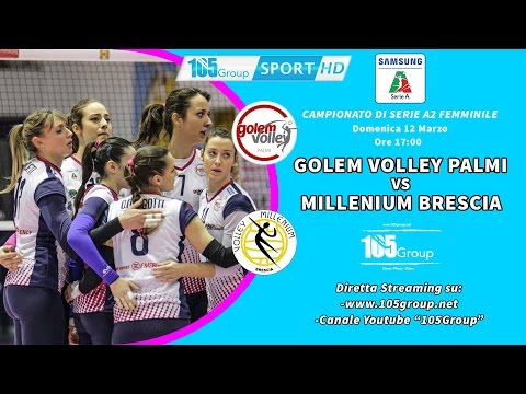 DIRETTA SERIE A2 - Golem Volley Palmi vs Millenium Brescia