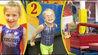 Level 2 Gymnastics Sisters and a Little Ninja | Crazy8Family