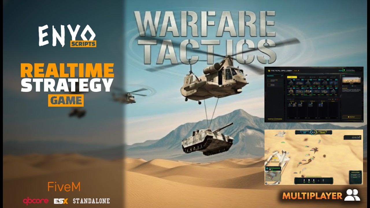 Multiplayer RTS System | Warfare Tactics: Real-Time Strategy [QBCORE] [ESX] [STANDALONE] thumbnail 2