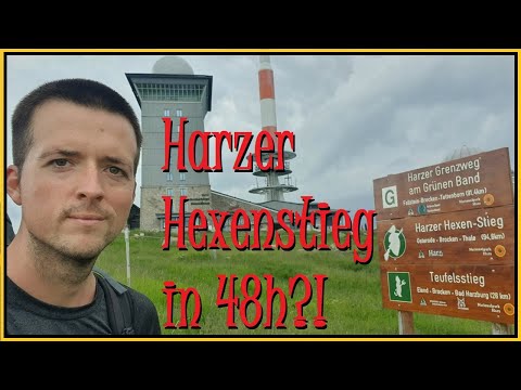 Harzer Hexenstieg in 48 Stunden - von Osterode nach Thale mit Hängematten Overnighter / Übernachtung