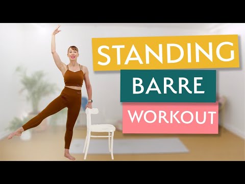 Standing Pilates Barre Workout | Beginner Friendly | 10 Min