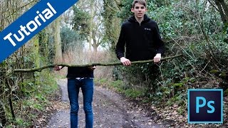 How to make a body cut photo in Adobe Photoshop - Tutorial