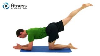 Pilates Glute and Thigh Workout for a Round Butt - Fitness Blender Pilates Butt Lifting Workout