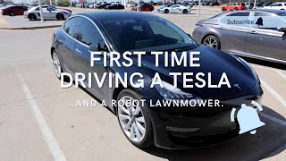 FIRST TIME DRIVING A TESLA