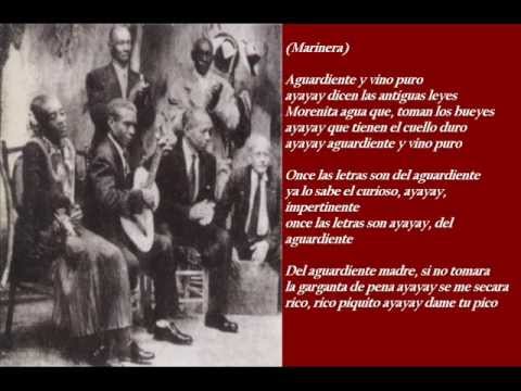 Zamacueca / Marinera + Resbalosa + Fuga - "Aguardiente y vino puro..."