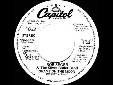 1983 Bob Seger - Shame On The Moon (stereo radio promo 45--short version)