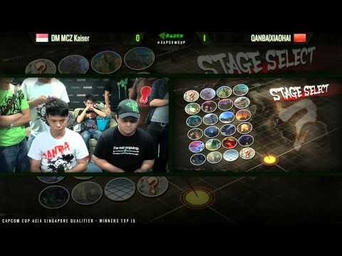 SSF4AE DM MCZ Kaiser vs QANBA DAKOU  - CAPCOM-Cup Asia SINGAPORE Qualifiers