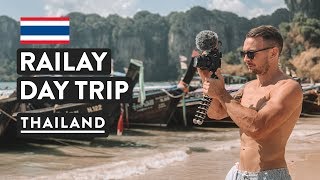 BEACH DAY IN RAILAY, IS IT OVERRATED? ☀️ | Thailand Travel Vlog | From Ao Nang, Krabi