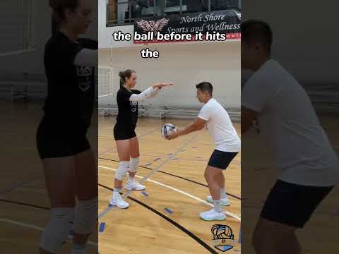 Part 1: Partner Reaction Drills #volleyball #volleyballplayer