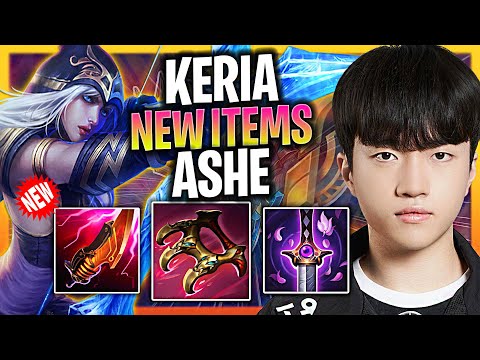KERIA IS INSANE WITH ASHE WITH NEW ITEMS! | T1 Keria Plays Ashe Support vs Pyke!  Season 2024