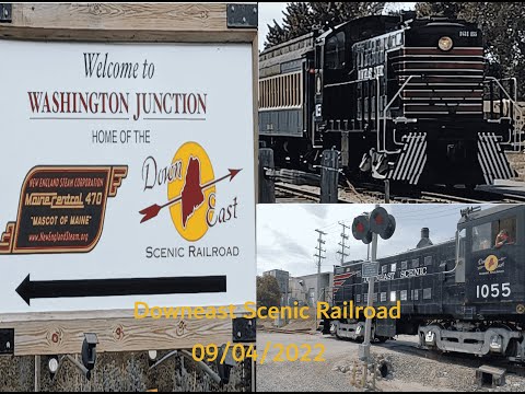 DSRX 1055 on The Downeast Scenic Railroad 9/4/2022