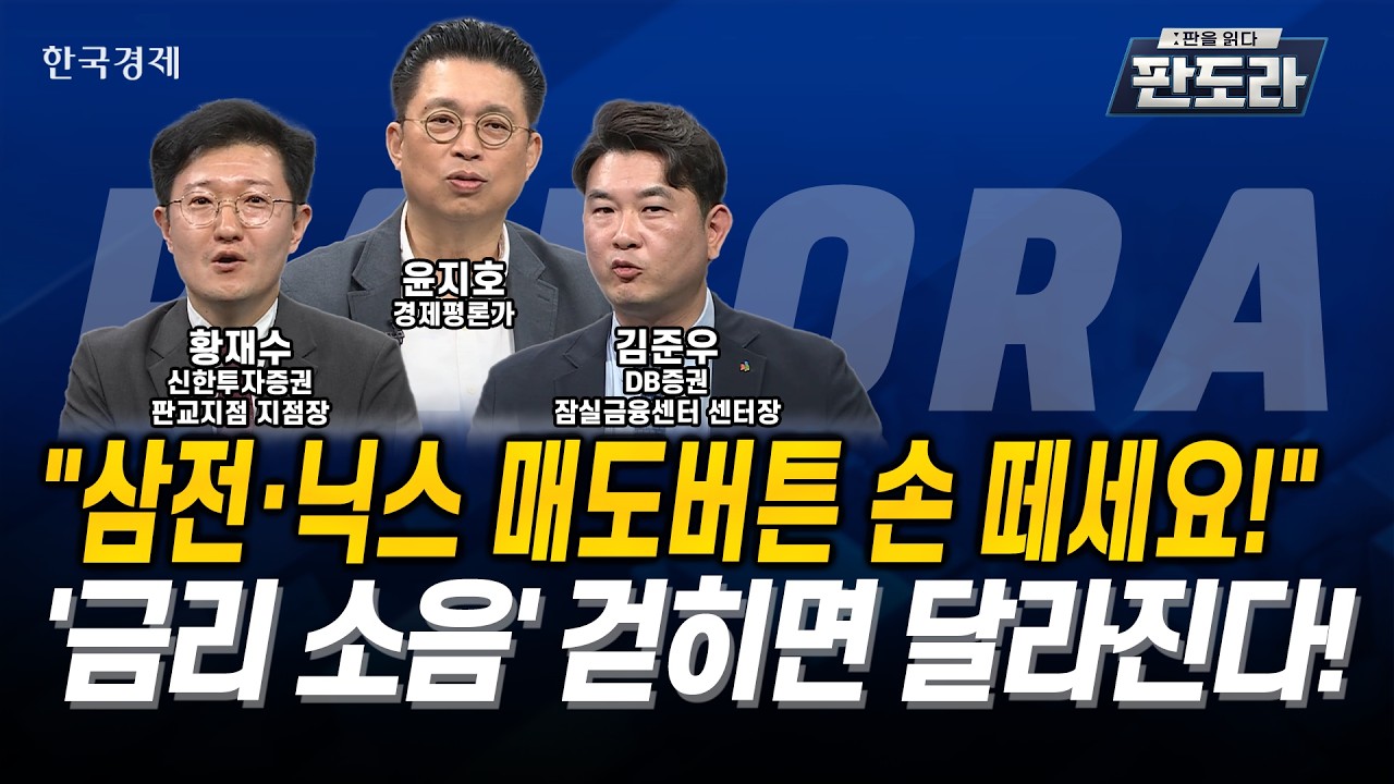 [#판도라] “삼전·닉스 매도버튼 손 떼세요!”'금리 소음' 걷히면 달라진다 !ㅣ윤지호ㅣ김준우ㅣ황재수