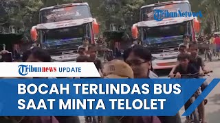 Detik-detik Bocah Terlindas Bus Gegara Berburu Klakson Telolet di Tangerang, Begini Kondisi Korban