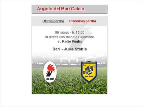 Bari-Juve Stabia 2-0 radiocronaca di Michele Salomone 09mar2013