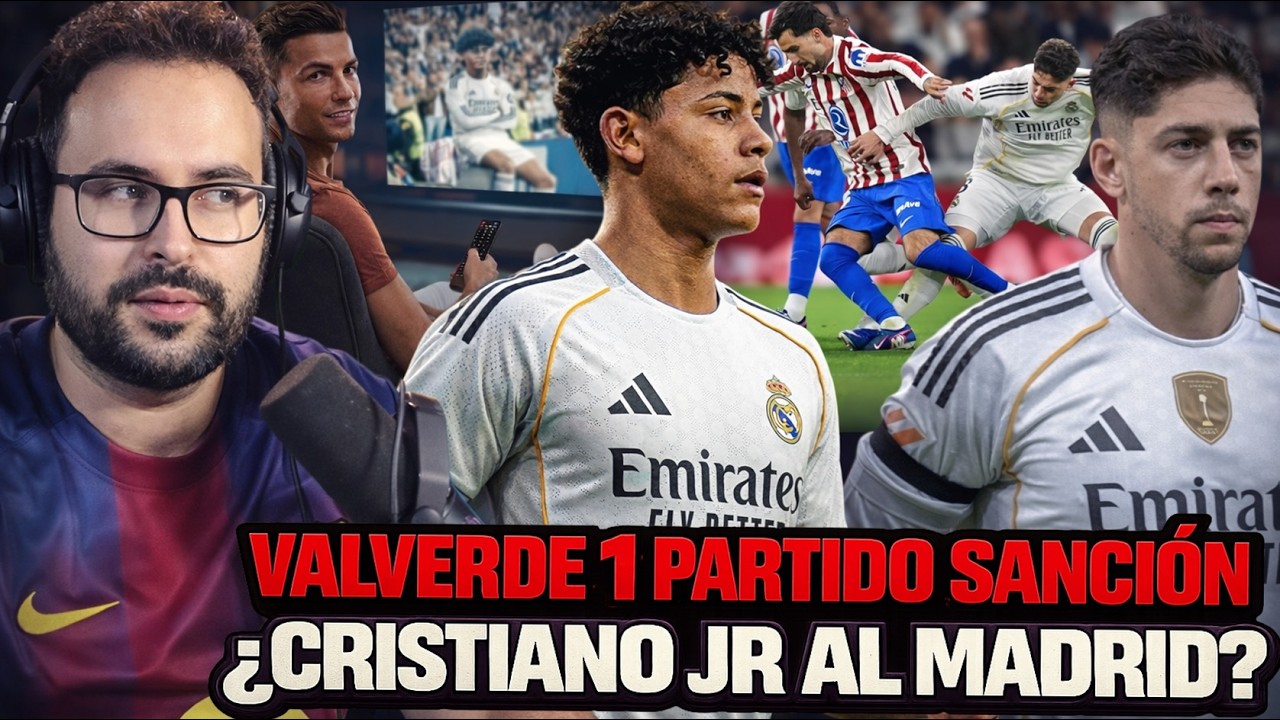 🚨¡FEDE VALVERDE 1 PARTIDO de SANCIÓN! - El HIJO de CRISTIANO RONALDO ENTRENA con el MADRID ¿FICHAJE?