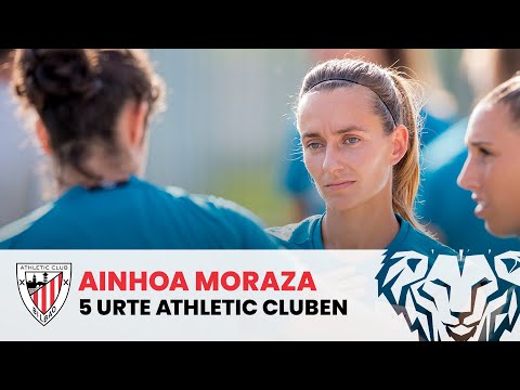 Imagen de portada del video Ainhoa Moraza, 5 urte Athletic Cluben