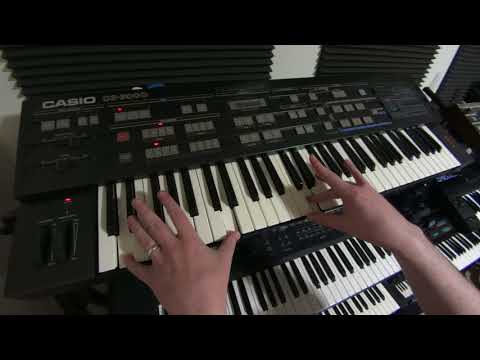 Casio CZ-3000 61-Key Synthesizer 1986 - Black image 9