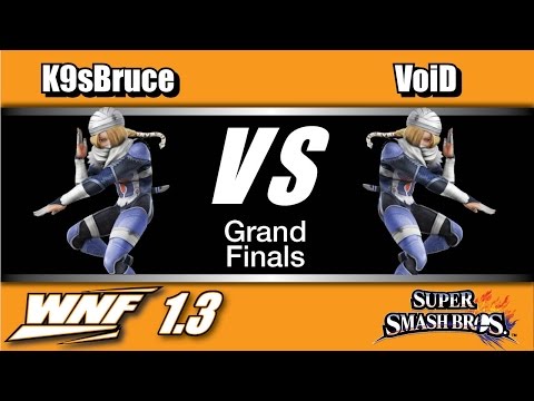 WNF 1.3 - K9sBruce (Sheik) Vs. 2GG | VoiD (Sheik) Grand Finals - Smash Wii U