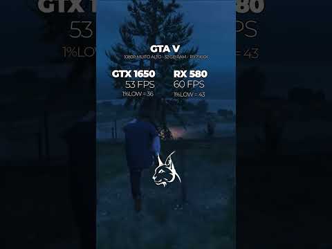 GTX 1650 VS RX 580 (DUELO DE GPU) TESTE EM JOGOS