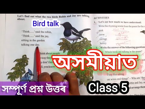 Class 5 English lesson 3 questions answer || Bird talk questions answer class5 | #class5 #lesson3