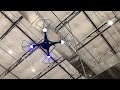 Holy Stone HS110D First Flight (Indoors)