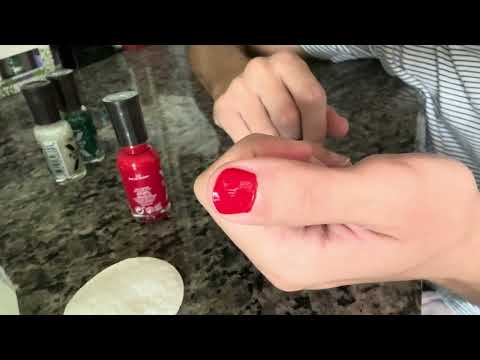 Showing You How to Properly Paint Your Own Nails | DIY Tutorial (Old Fashioned ASMR)