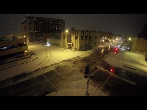 Time-lapse video shows Dubuque's 2019 Halloween snow storm