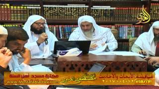 مناقشة الأبحاث والأحاديث بمكتبة مسجد أهل السنة بمنية سمنود 12 04 2017 3