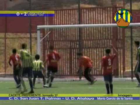 Fútbol Cadete Preferente: C. D. San Juan Tres Palmas - U. D. Atalaya
