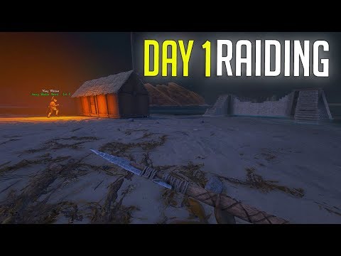 WE RAIDED ON DAY 1 - ATLAS SURVIVAL #1 | ATLAS (GAMEPLAY)