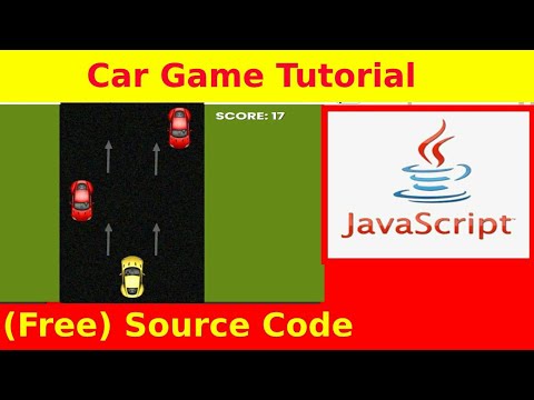 36th Javascript Project 2d Car Game Tutorial For Beginners With Source Code
