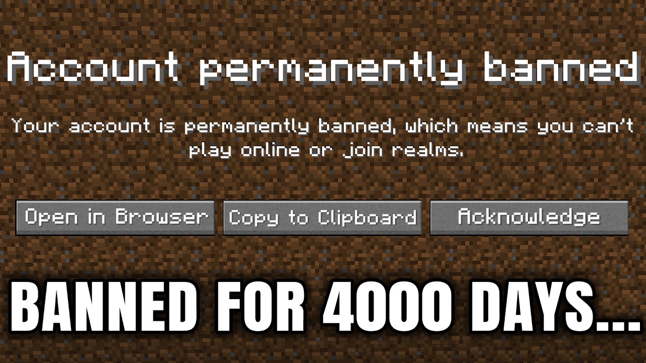 Minecraft is BANNING Players...