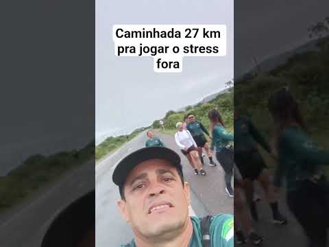 Caminhada no asfalto de Santa Cruz a Tangará RN. #caminhada #resistencia #saude