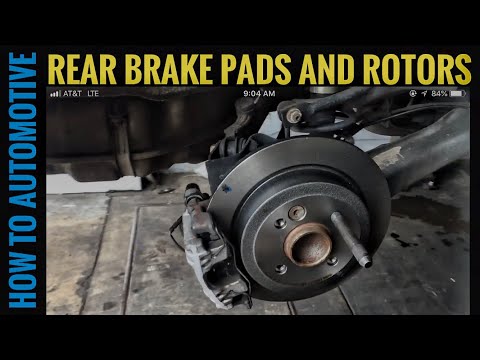 How To Replace The Rear Brake Pads, Rotors, With Sensor On A Mini Cooper N56