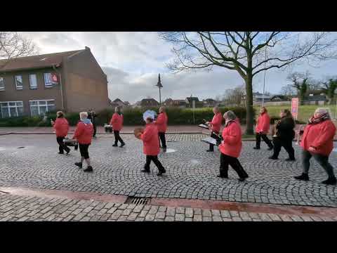 Musikzug Sillenstede auf dem Eiskunstfestival Schortens 2023
