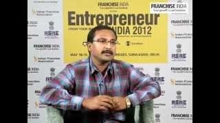 Subbiah PI of Colourful Creations at Entrepreneur India 2012 image