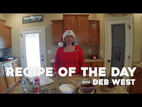 Recipe of the Day - Cranberry Sauce | 98.7 WNNS - Fresh Variety