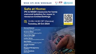 French: WHO EPI-WIN: Safe and Home:  IPC and WASH measures ..