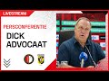 TERUGKIJKEN | Persconferentie Dick Advocaat voor Feyenoord - Vitesse