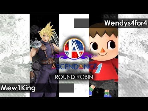 Smash 4: Mew1King (Cloud) V Wendys4for4 (Villager) - Ascendance 56 Tournament SSB4