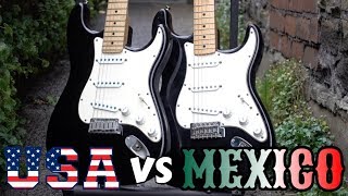 Video thumbnail for USA Strat vs Mexican: Which is Better?! | Friday Fretworks by Chris Buck