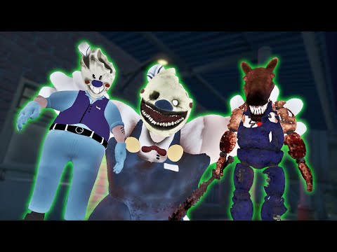 Ice Scream Monster vs Ice Scream Boss killed Head Horse funny animation part 197
