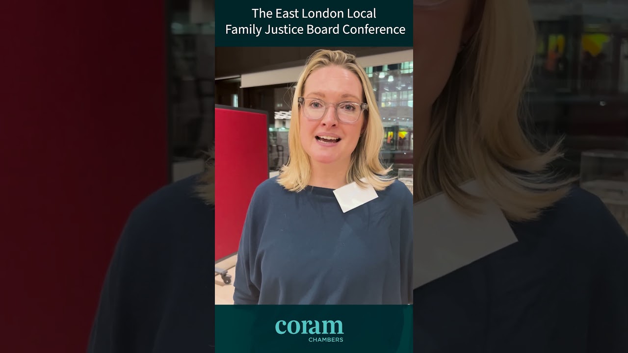 Victoria Roberts talking at the East London Local Family Justice Board Conference 2024