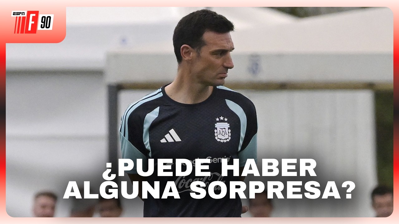 SCALONI AFINA LA LISTA DE LOS JUGADORES QUE IRÁN AL MUNDIAL | DEBATE EN #ESPNF90 CON FEDE BULOS