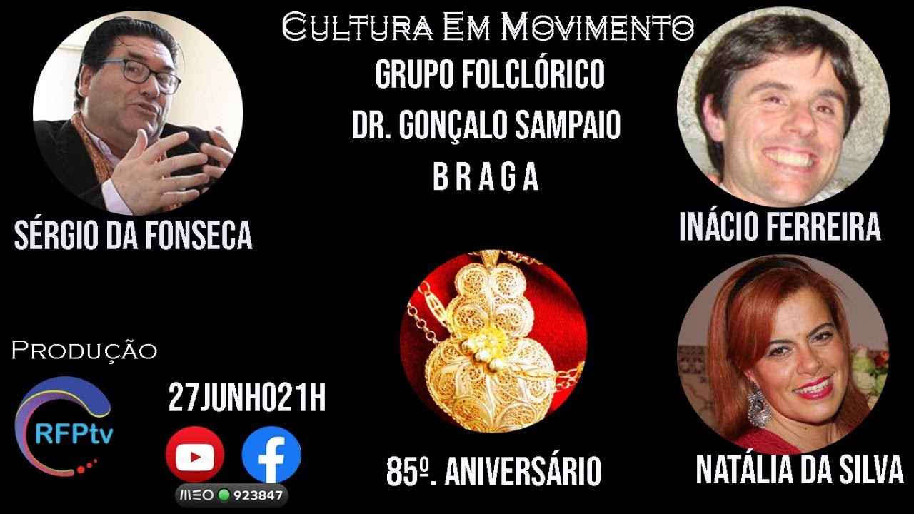 CULTURA EM MOVIMENTO HOJE ÀS 21HORAS ASSISTA AO DIRETO